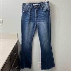 KanCan High-Rise Womens Dark Blue Denim Jeans